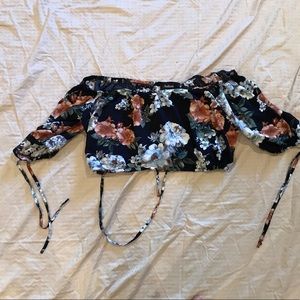 Floral crop top